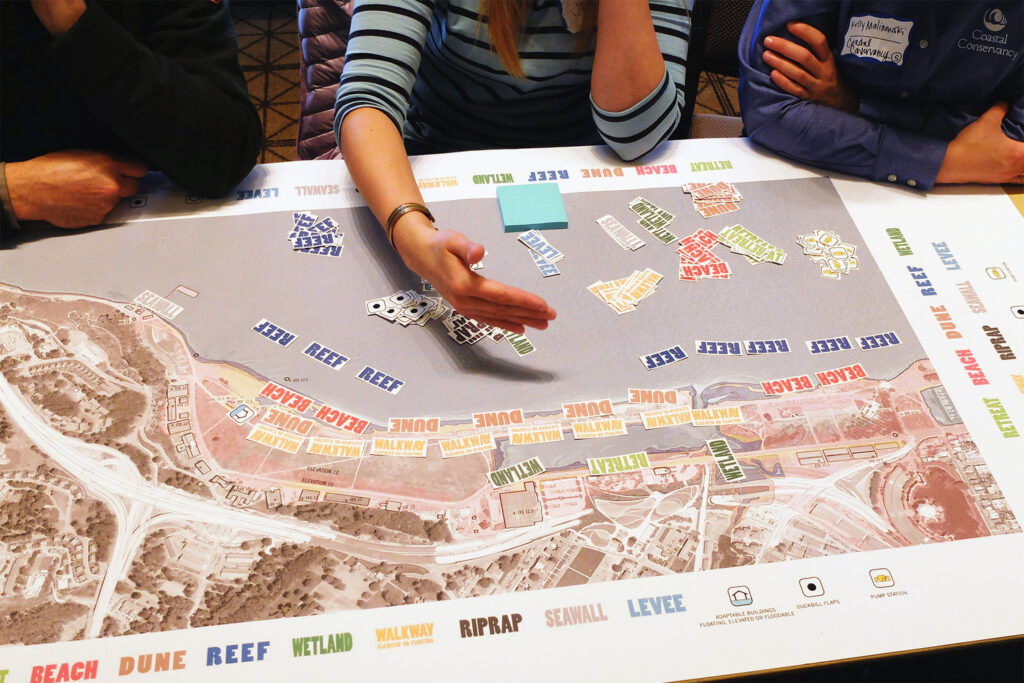 Rise-Up community engagement informs future adaptations at Crissy Field, San Francisco. / CMG Landscape Architecture