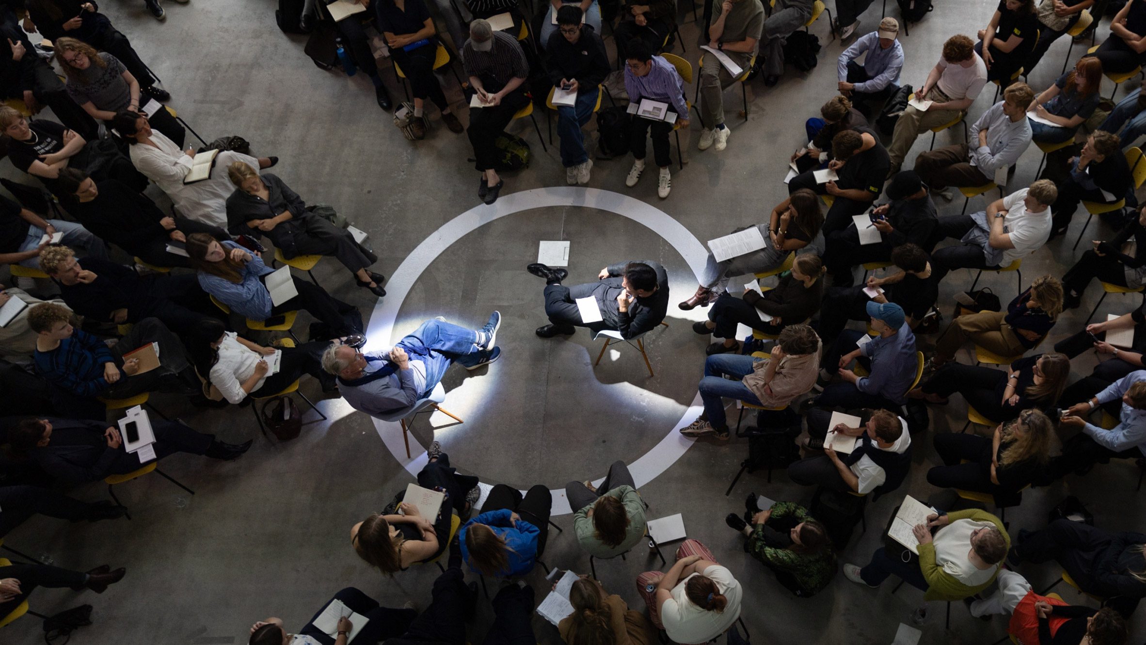 Audience at Open architecture festival, Aarhus